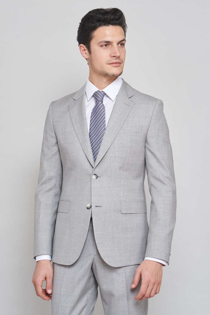 Light grey suit blazer - Slim fit - Shop Varteks d.d.