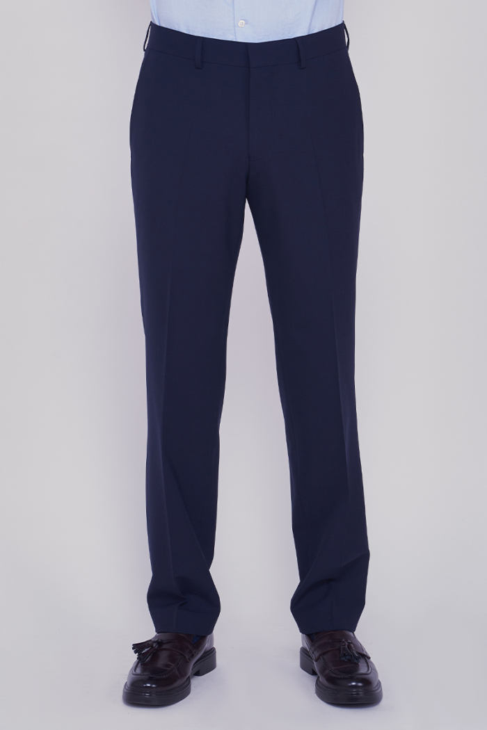Varteks Muške tamno plave hlače od odijela - Comfort fit