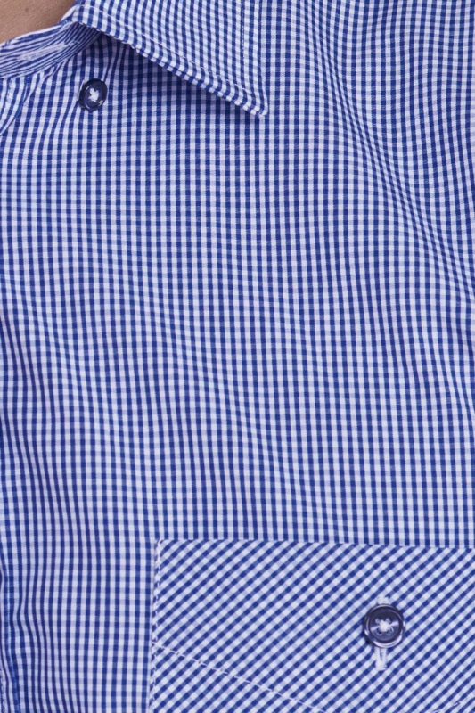 Varteks Plavo bijela karirana košulja - Slim fit