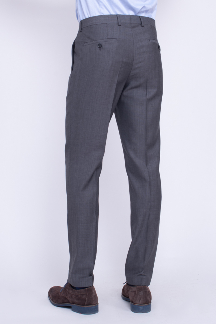 Varteks Sive hlače od odijela s mikrostrukturom - Regular fit