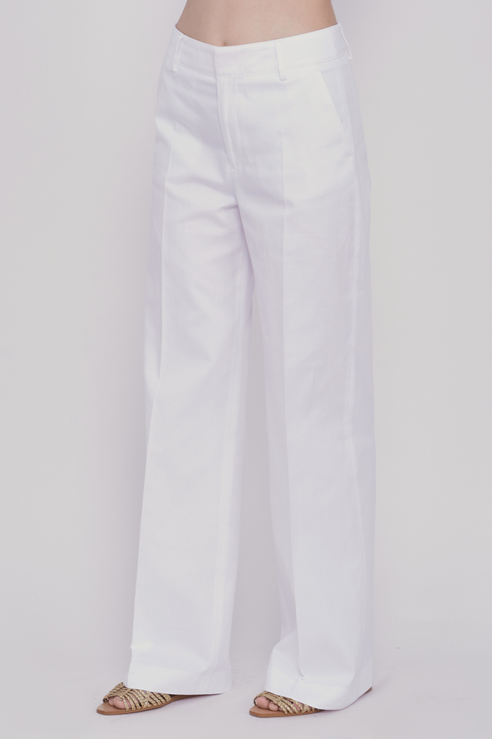 Varteks Bijele ženske pamučne hlače