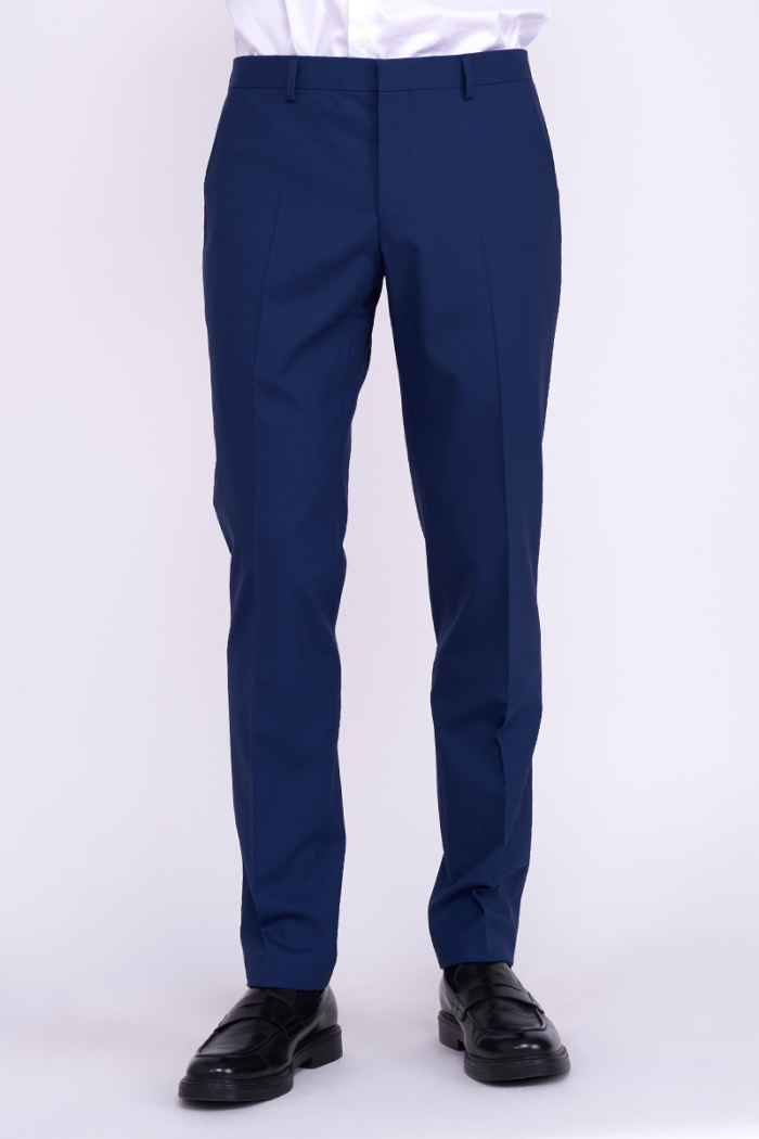 Varteks YOUNG – Elegantne hlače otvoreno plave boje – Slim fit