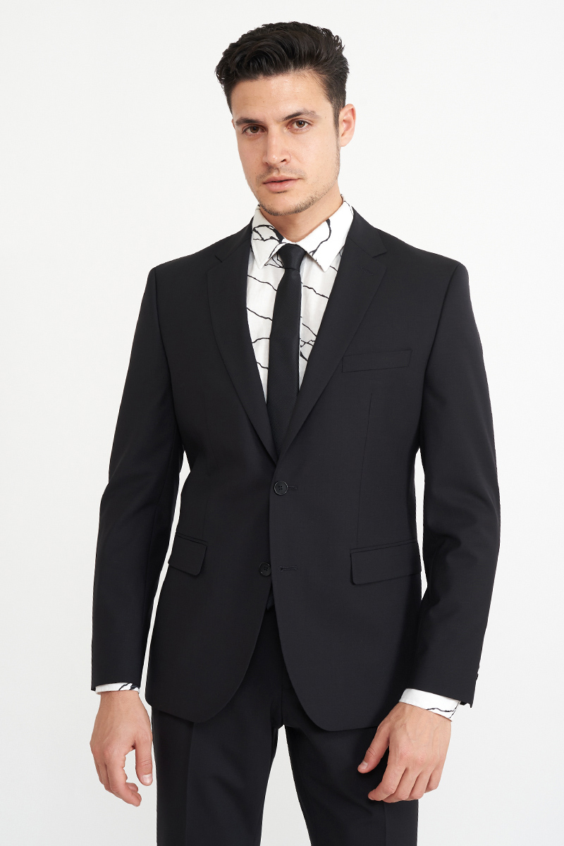 Varteks Klasičan crni sako od odijela - Regular fit