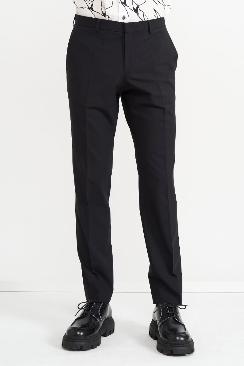 Varteks Klasične crne hlače od odijela - Regular fit