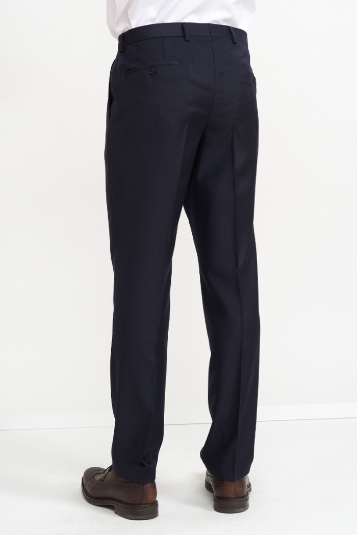 Varteks Limited Edition – Tamno plave hlače od runske vune i kašmira – Regular fit